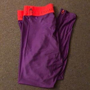Adidas purple Stella Sport leggings